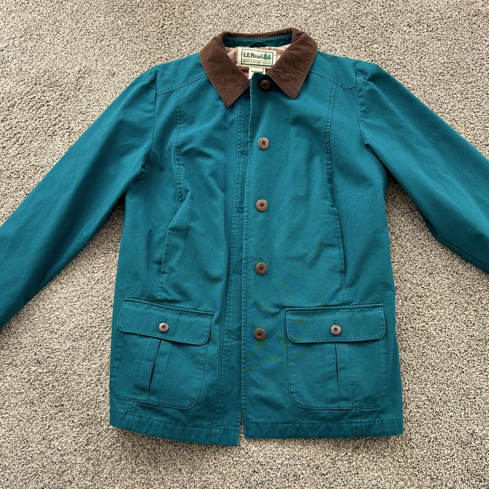 NWT L.L. Bean Flannel Lined Jacket